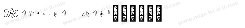 Taberna Sans字体转换